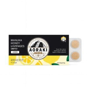 Aoraki Peak UMF15+ Lemon Lozenges, 25ml